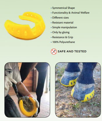 TP Iron-Block Hufschuh gelb VORN 3x0