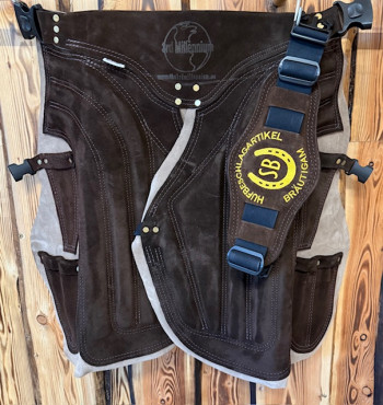 3 Millennium Schürze All Leather kurz