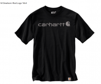 Carhartt T-Shirt M Dearborn Rlxd Logo Black/Gray Carhartt T-Shirt M Dearborn Rlxd Logo Black/Gray