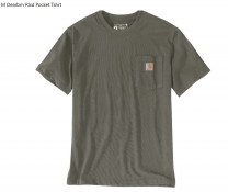 Carhartt T-Shirt M Dearborn Rlxd Pocket Dusty Olive