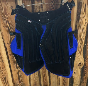 3rd Millennium DELUXE Schürze Lang Blau