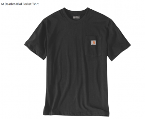 Carhartt T-Shirt M Dearbrn Rlxd Pocket BLACK