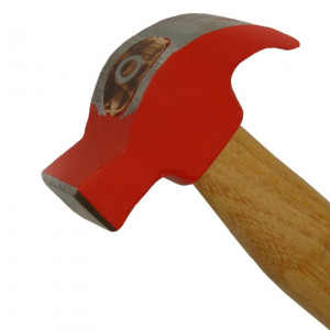 Hufbeschlaghammer Preußische Form 350 g rot