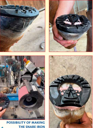 TP Horse Shoe Black VORN (3 Kappen)