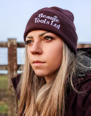 STEVEN BEANIE Hat Heather Plum (lila)