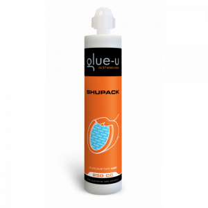 Hufpolster glue-u adhesives SHUPACK A50 ehemals SHUFILL URETHANES A50 medium 250 ml