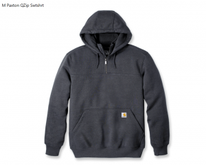 Carhartt Sweatshirt Half-Zip Paxton Swtshrt Carbon Heathe
