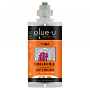 Hufpolster glue-u adhesives SHUFILL URETHANES A60 fest Firm 210 ml