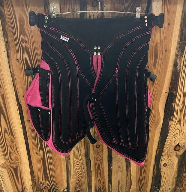 3rd Millennium Schürze Lightweight Synthetic-Leder PINK kurz