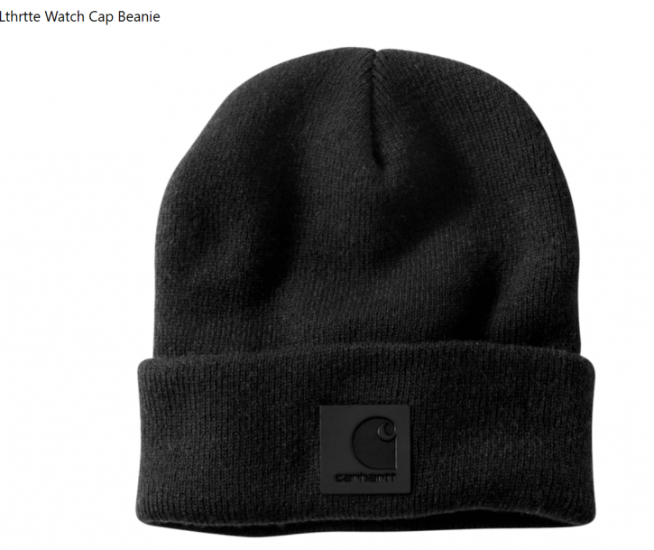 Carhartt Beanie Lthrtte Watch Cap Black