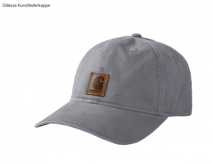 Carhartt Cap Odessa Leatherette Asphalt