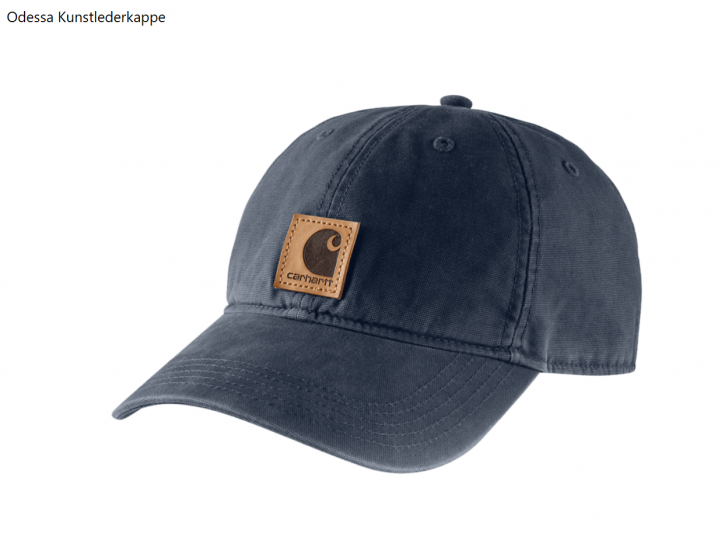 Carhartt Cap Odessa Leatherette Navy