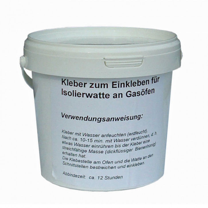 Kleber für Isolierwatte für Gasofen