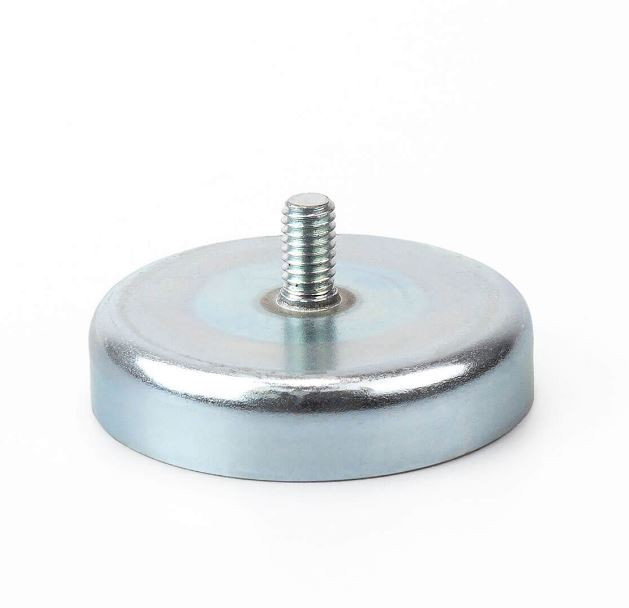 Magnet mit Gewindebolzen