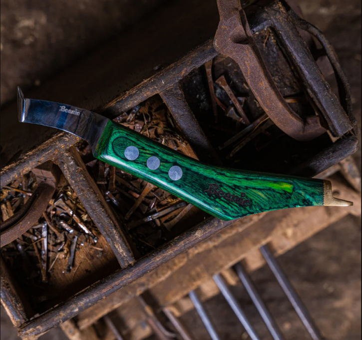 Steven Beanie GREEN wide blade rechts * ABVERKAUF*